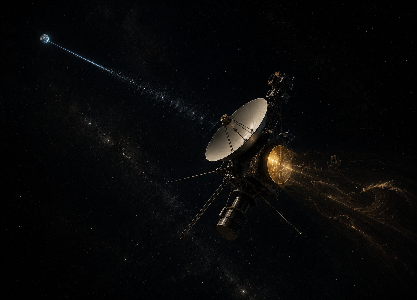Voyager 1 Is Going Dark, but It Will Never Stop Carrying Earth