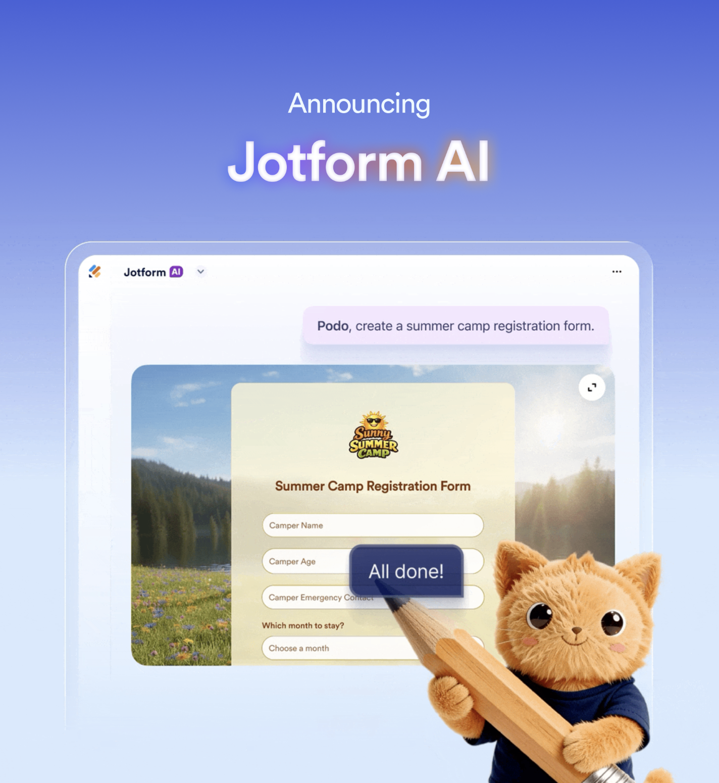 Announcing Jotform AI (March 2026) - Jotform's Substack