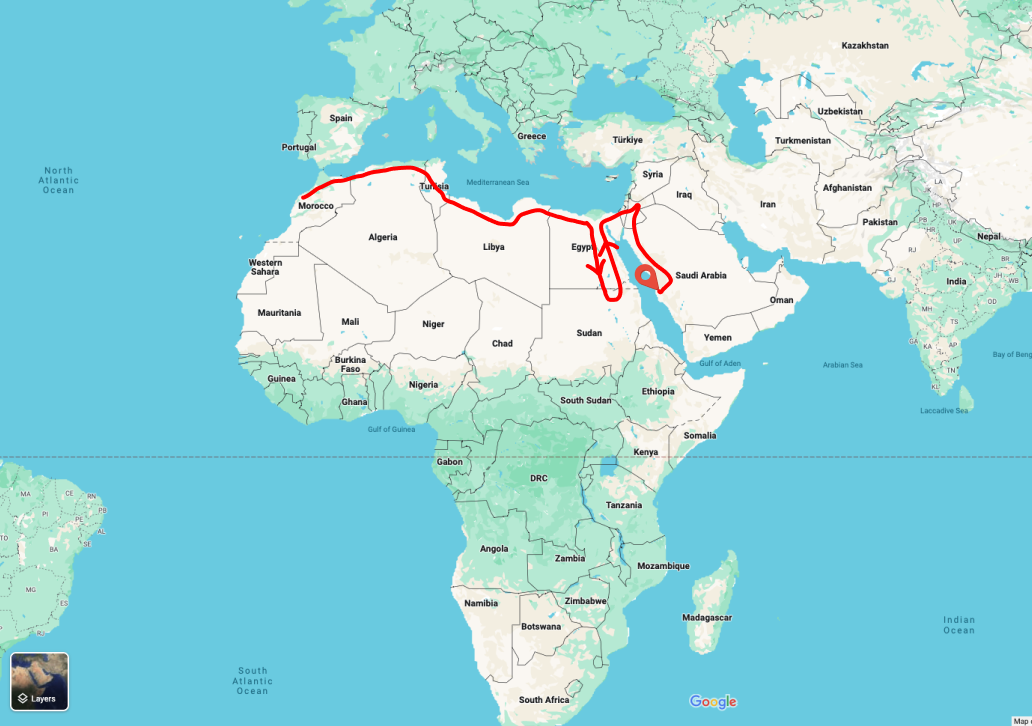 A short (but complete) history of Ibn Battuta