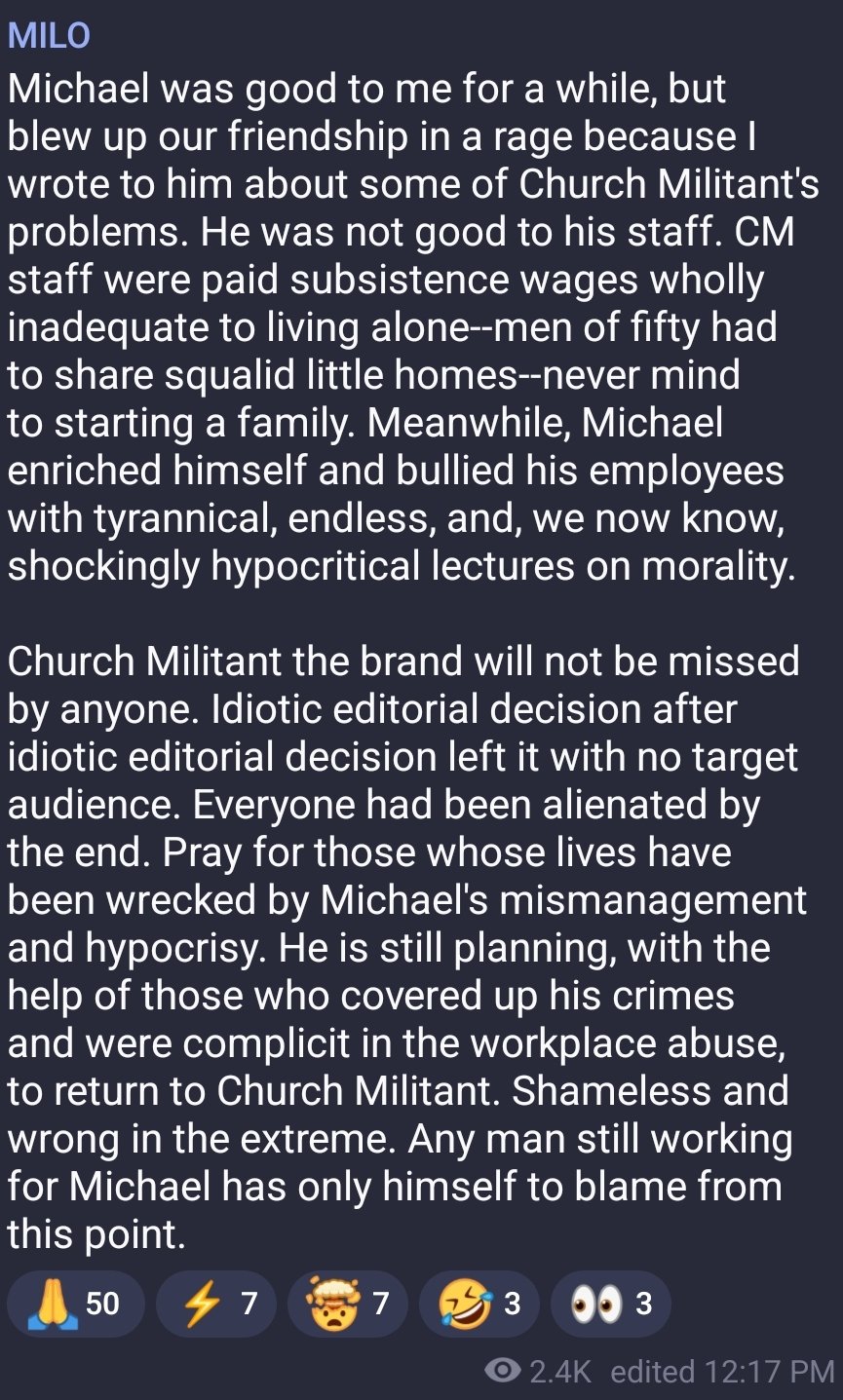 Michael Voris: Trapped and Exposed - by Steve Skojec