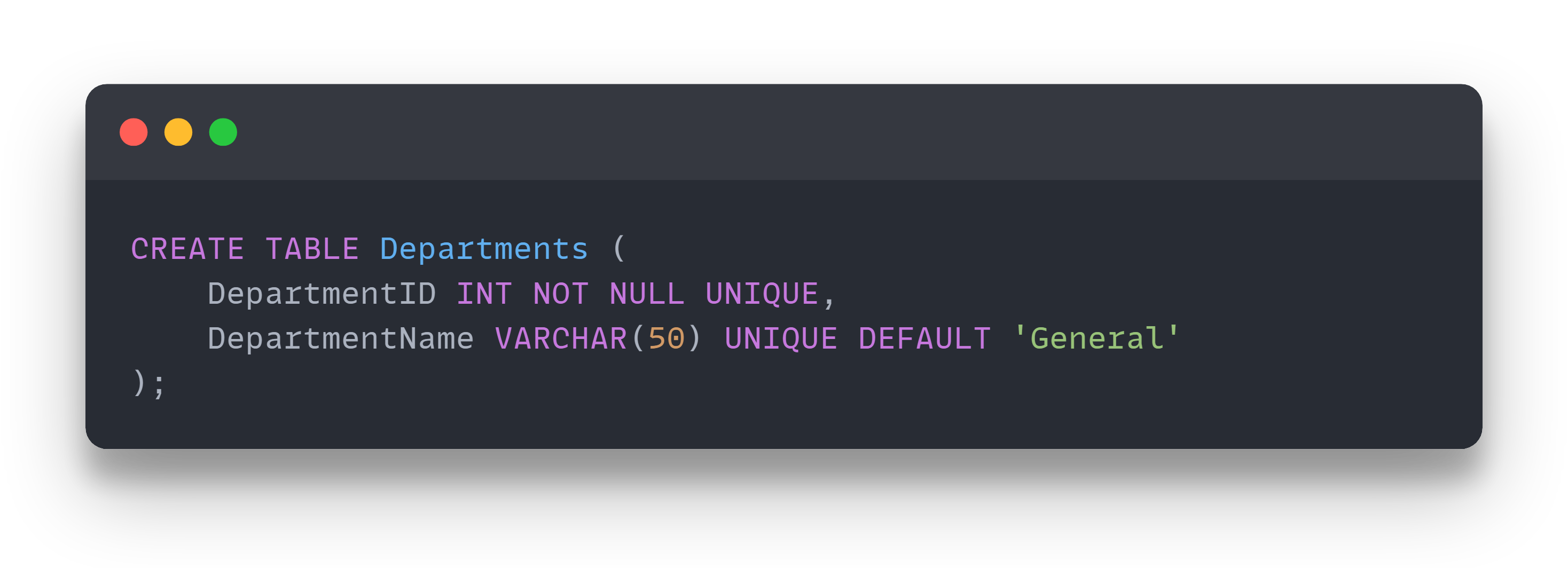 Column Definition - Avoid Mistakes Early in SQL - by Levi
