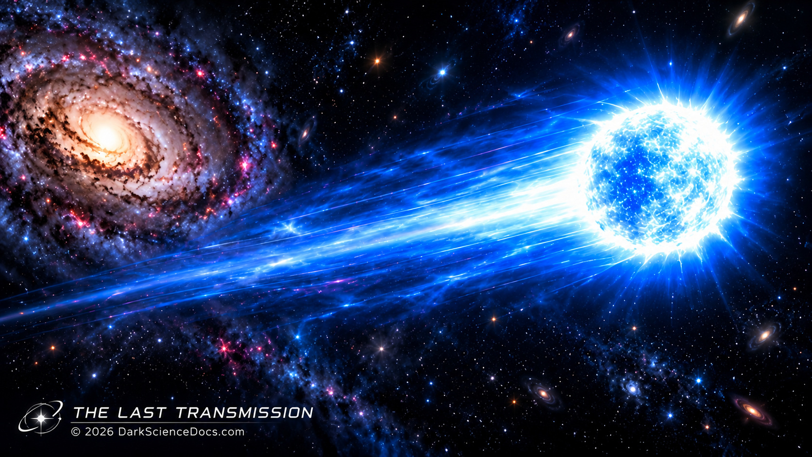 Concept artwork. A hypervelocity star becomes a moving clue to a violent encounter in the Galactic Center.