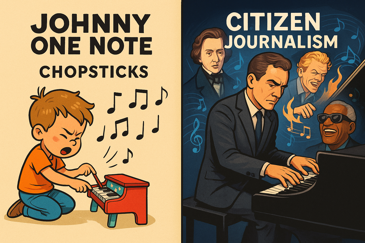 We Played Epstein Chopin While The World Played Chopsticks