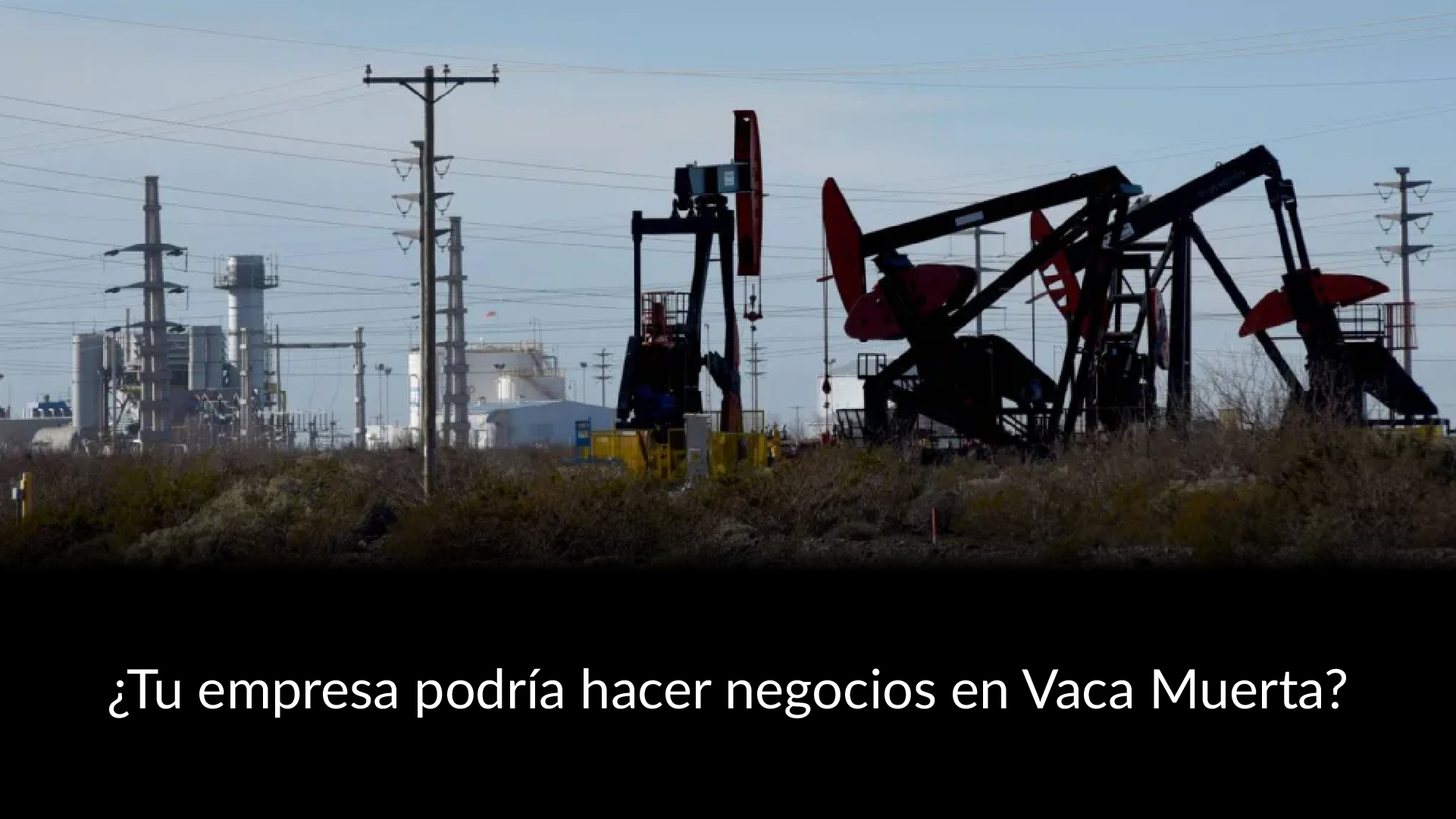 Vaca Muerta también puede ser una oportunidad para tu empresa