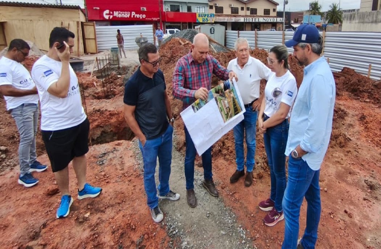 Com apoio de Ezequiel Neiva, novo centro comercial avança em Pimenta Bueno
