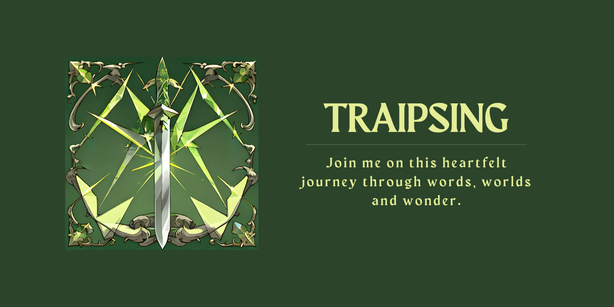Substack banner for @traipsing