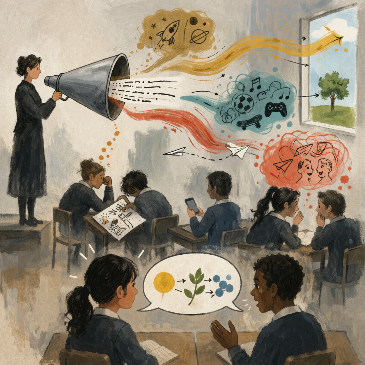 Does checking for attention help students learn?