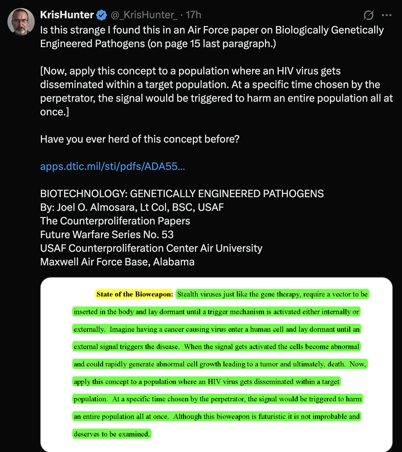 The Making Of CoronaThrax – Part Four – UPMC CancerThrax – Knocking Out Your Ability To Fight Cancer