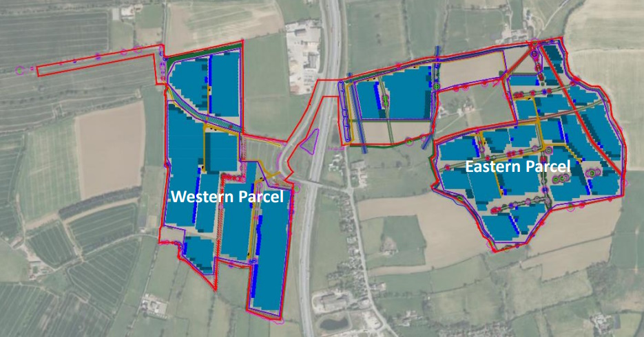 Plans submitted for large solar farm beside A1(M)