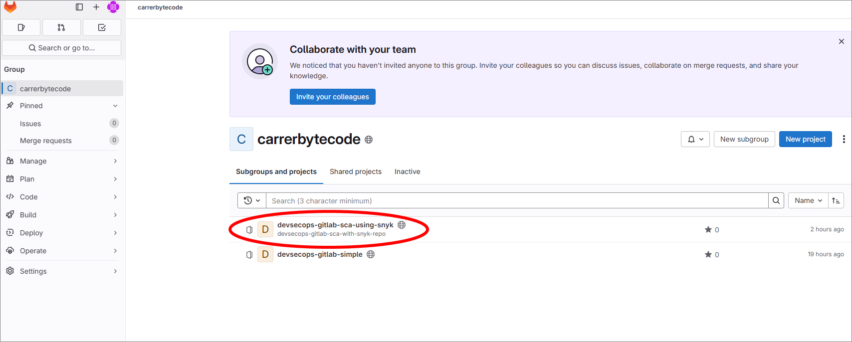 Part 3 Implementing SAS in Gitlab DevSecOps Pipeline using Synk