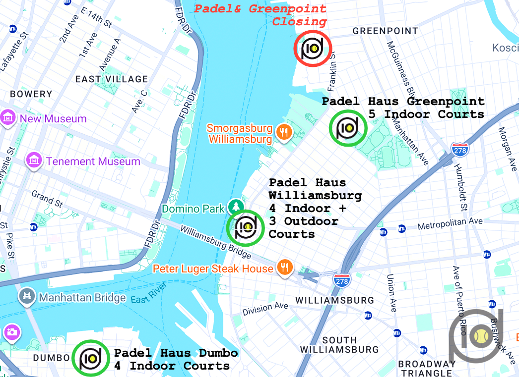 Padel clubs in Brooklyn