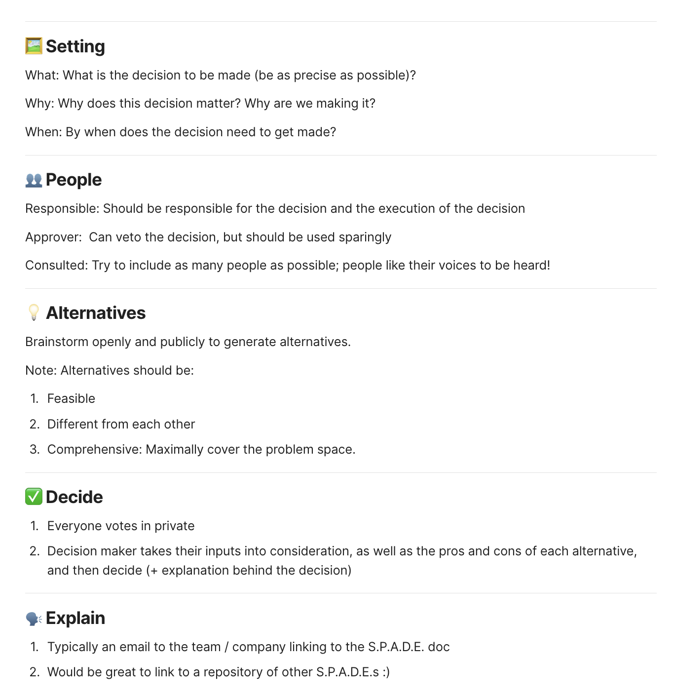 Image from My favorite decision-making frameworks