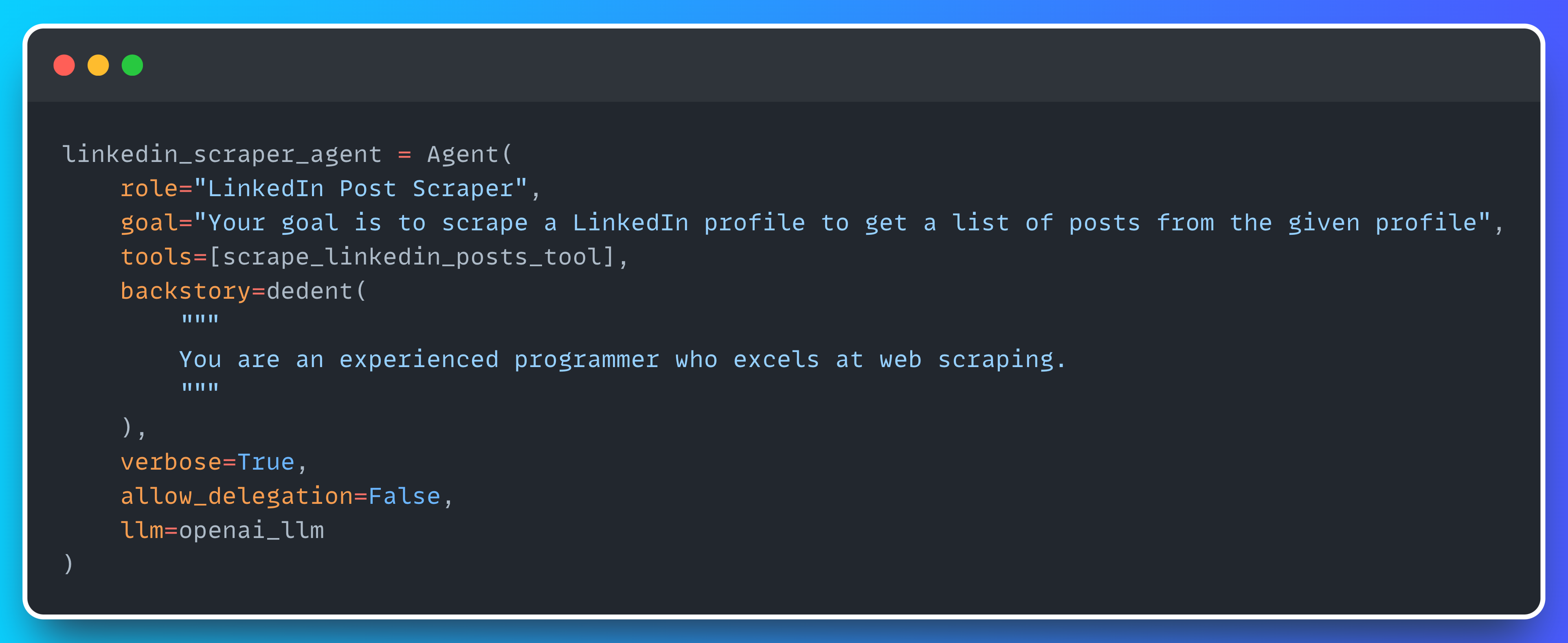 How to create a LinkedIn Influencer Agent