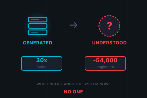 The Comprehension Extinction: AI Isn’t Replacing Engineers. It’s Eliminating the Ones Who Understand.