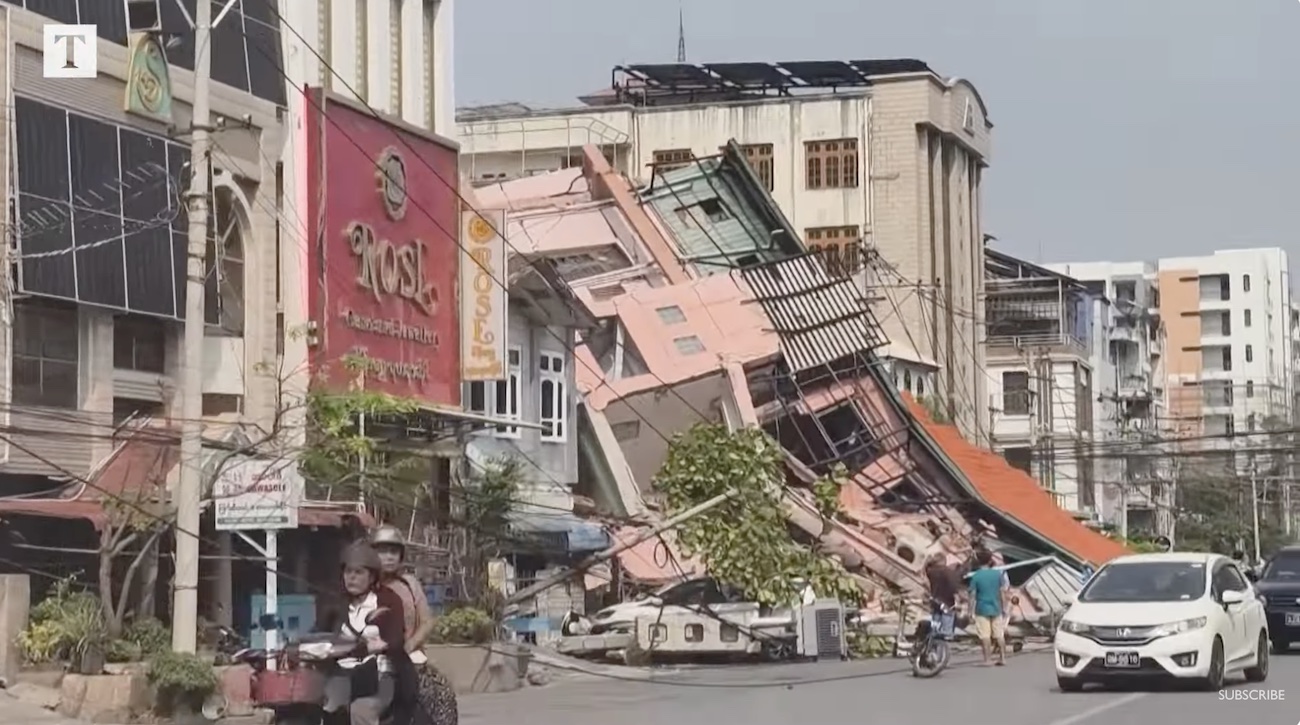 TRAGÉDIA EM MIANMAR: Terremoto devastador já matou mais de 1.600 pessoas e pode causar prejuízos maiores que PIB do país