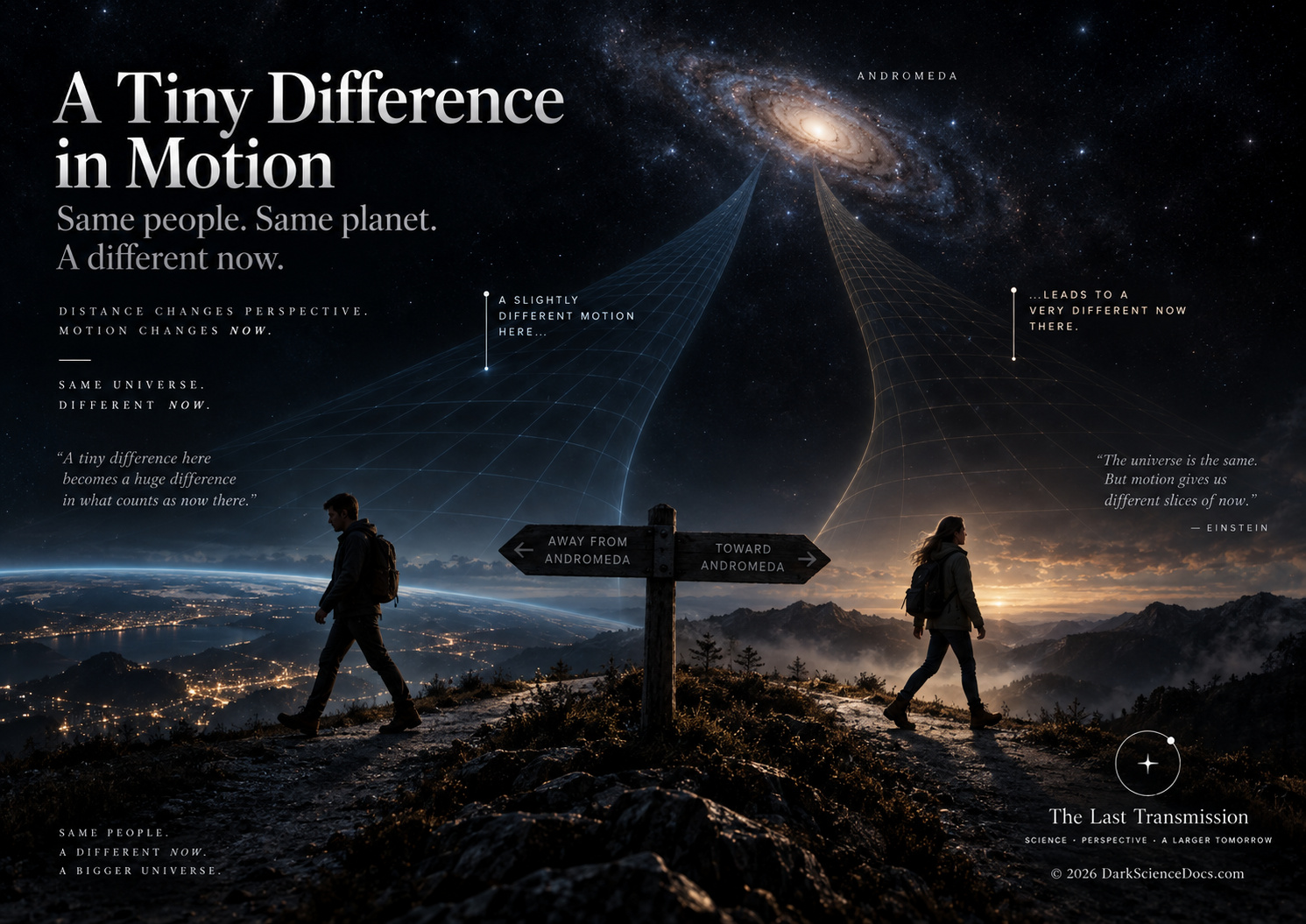 A light cone separates events that can participate in a chain of cause and effect from events that are too widely separated to influence one another.