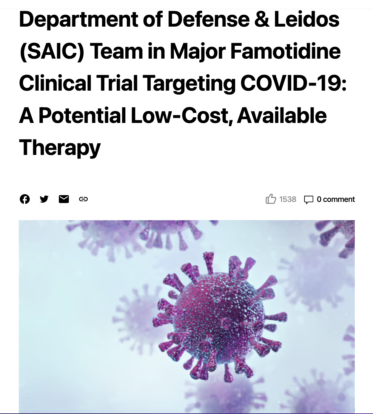 Bob Malone, Whose Project Are You Working On? COVID Or Leidos? How About CoronaThrax?
