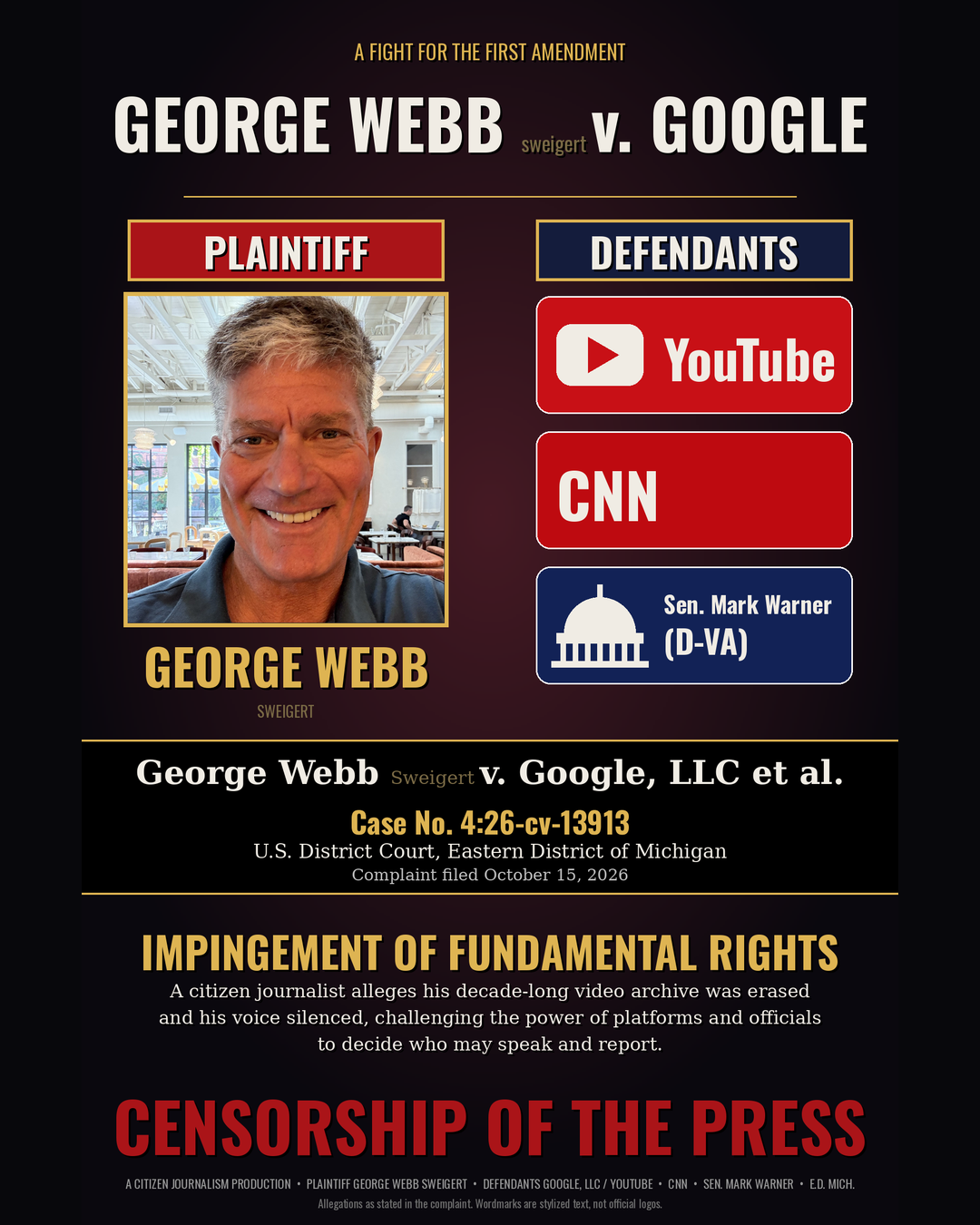 Two Narratives, Only One Right to Report