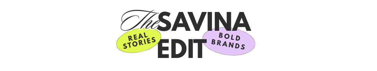 Substack banner for @savina