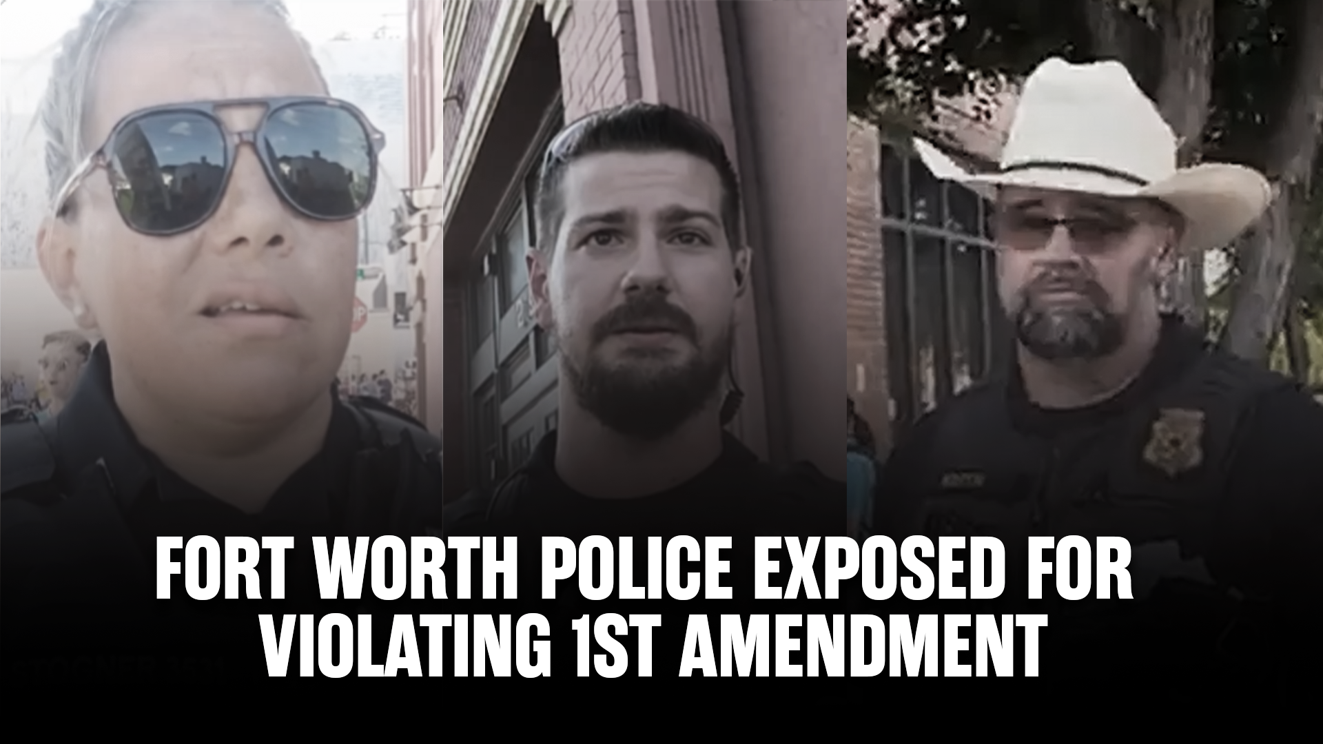 Fort Worth Police EXPOSED for Violating 1st Amendment
