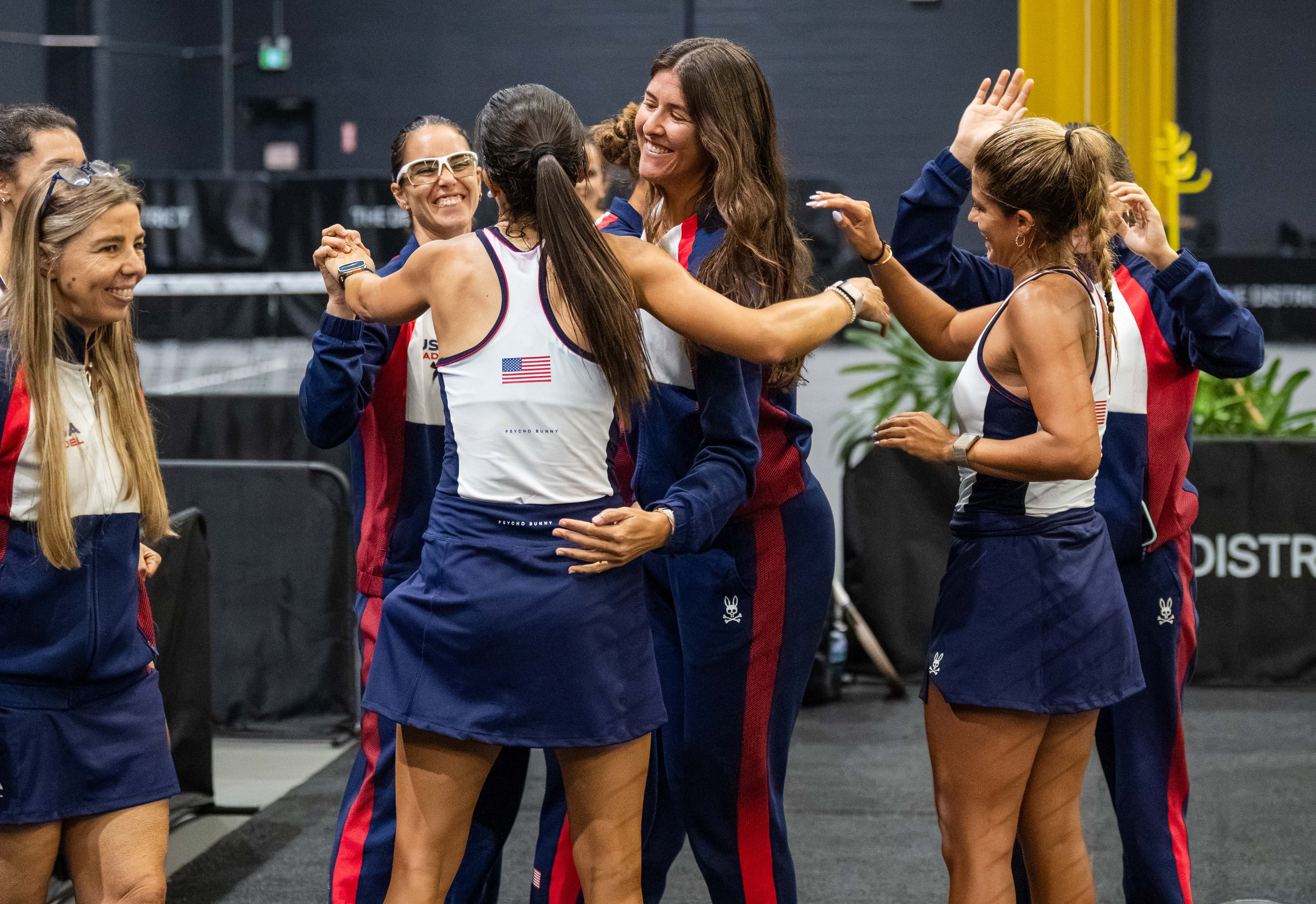 Team USA celebrating after qualifying for the 2026 FIP World Cup