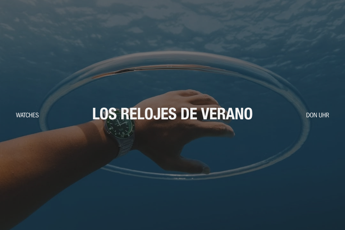 Los relojes del verano