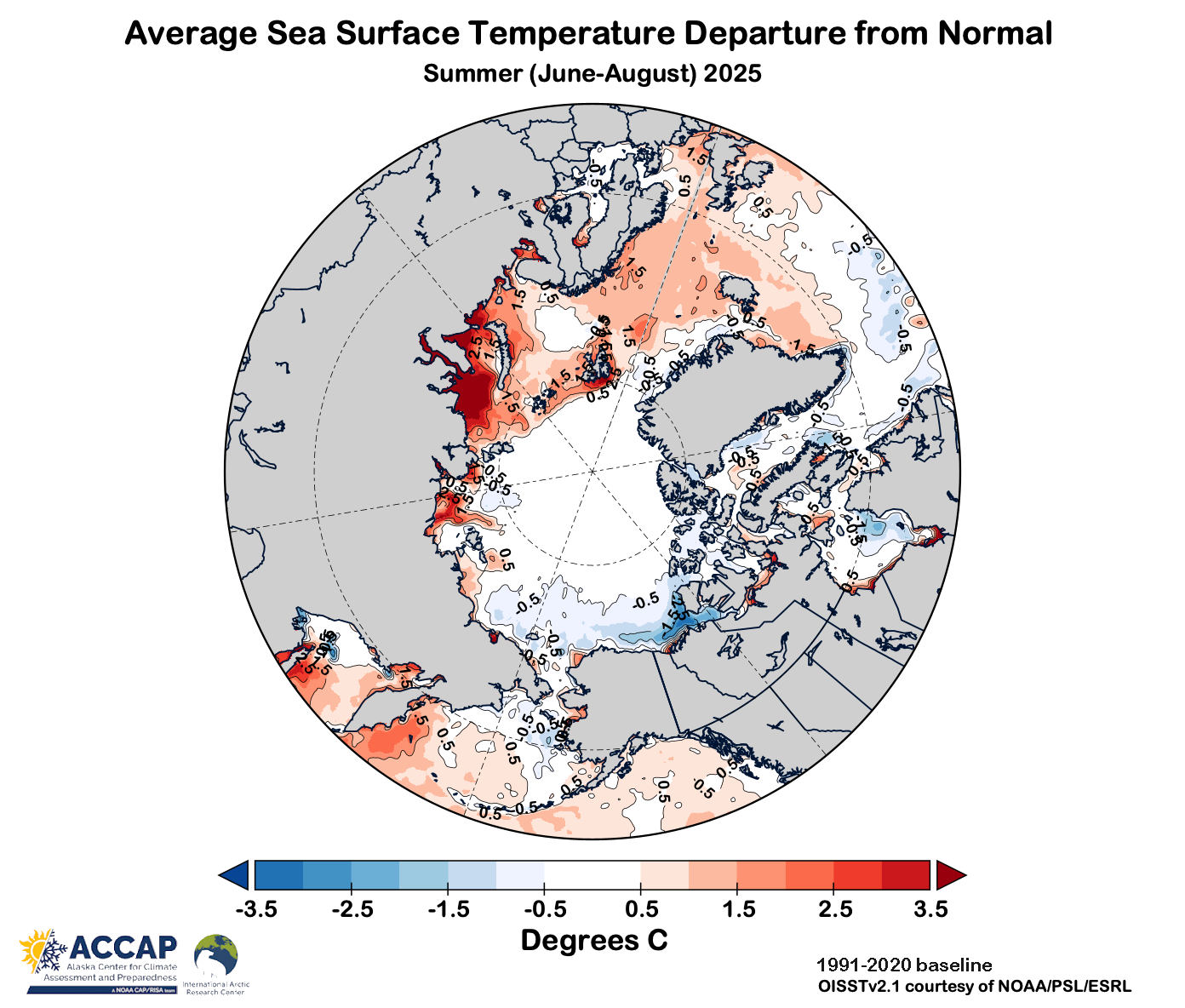 Arctic Summer 2025 Climate Summary - by Rick Thoman