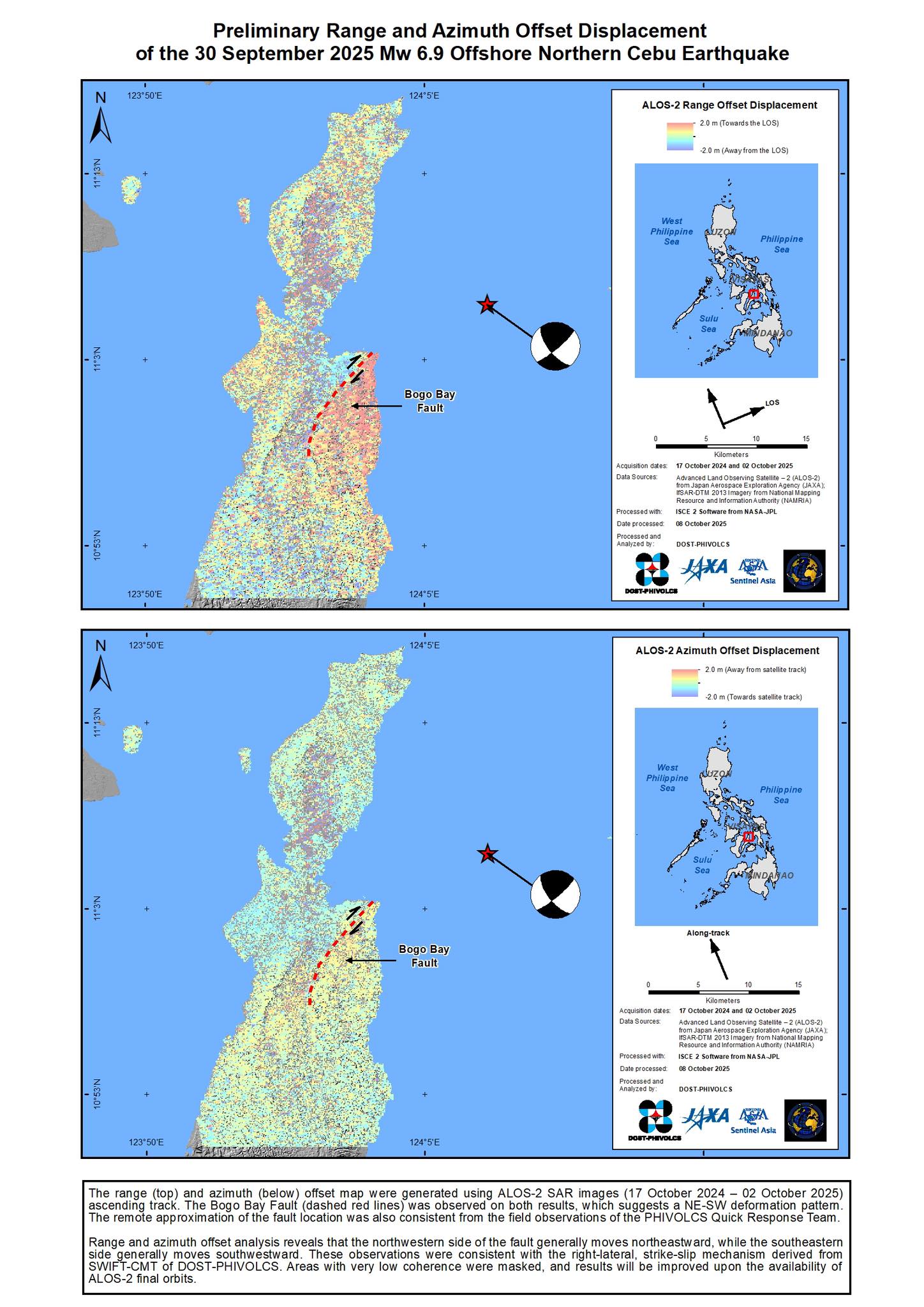 Cebu shaken by M5.7 earthquake: aftershock of earlier M6.9