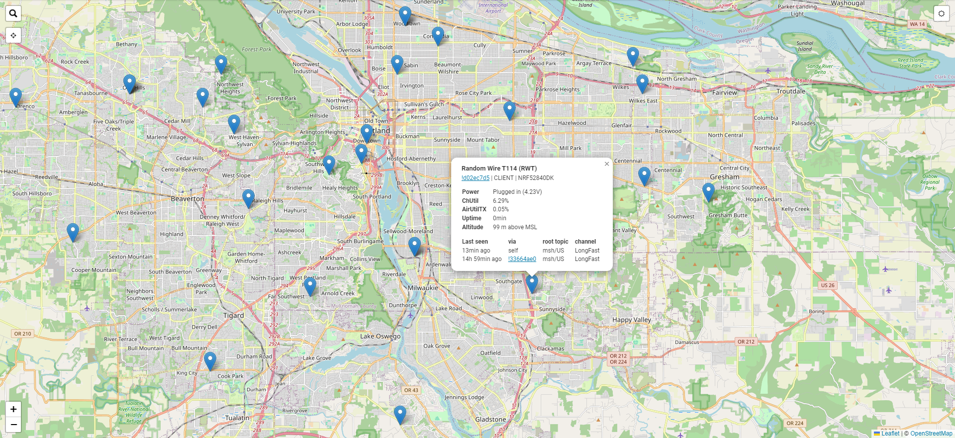 My new node shows up on MeshMap.net