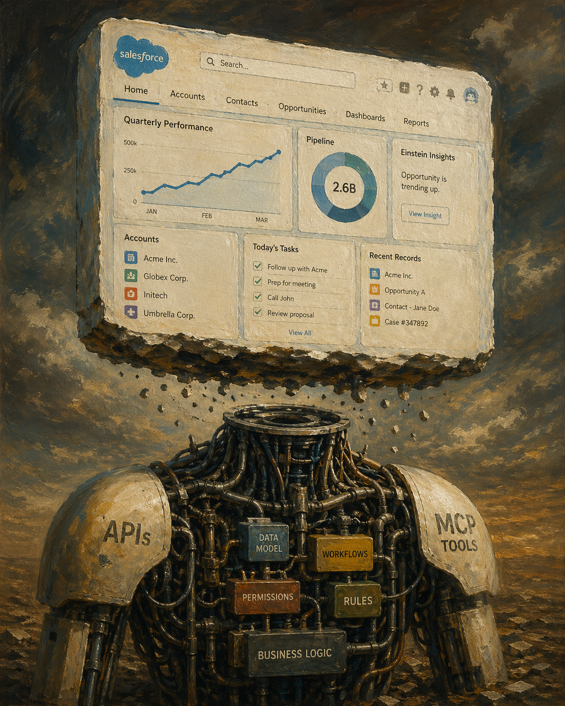 Salesforce Loses Its Head - by Saanya Ojha
