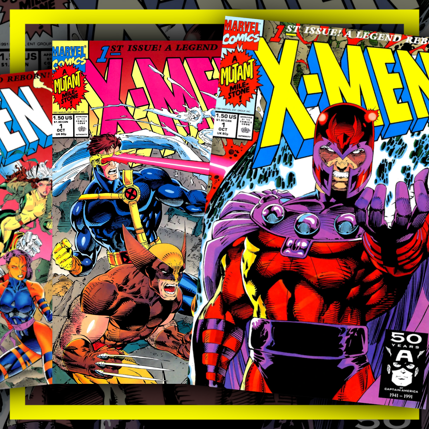 X-MEN #1 PAR JIM LEE : RECORD POUR MARVEL COMICS !, image size:1500x1500