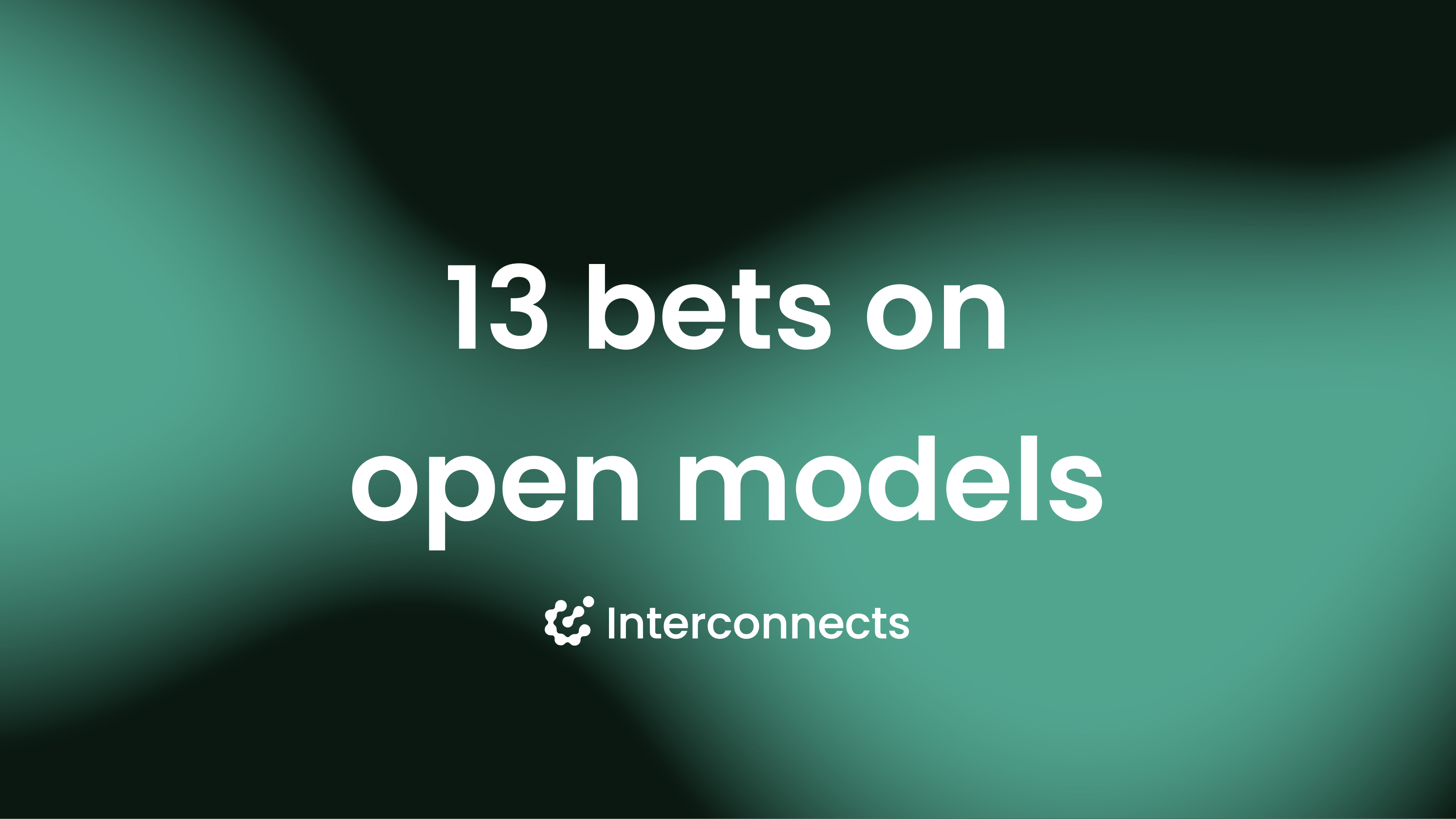 My bets on open models, mid-2026