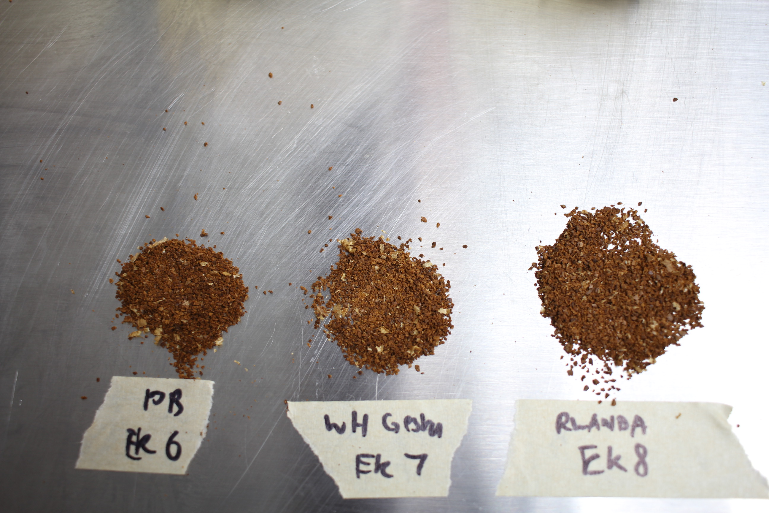 Grind size comparison