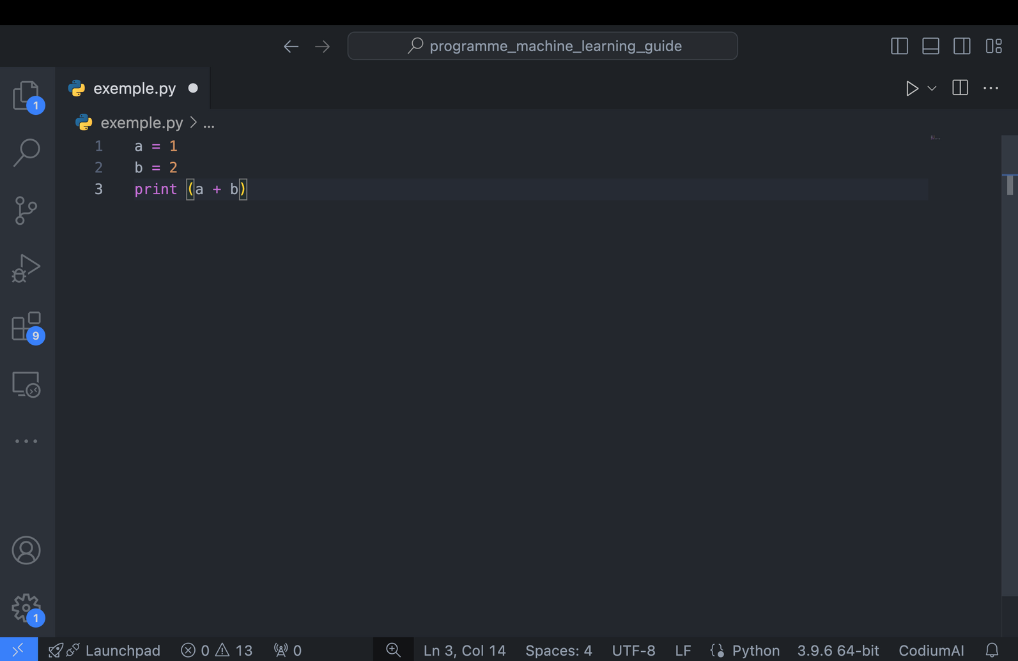 Tutoriel : Jupyter, VS Code et la fenêtre interactive.