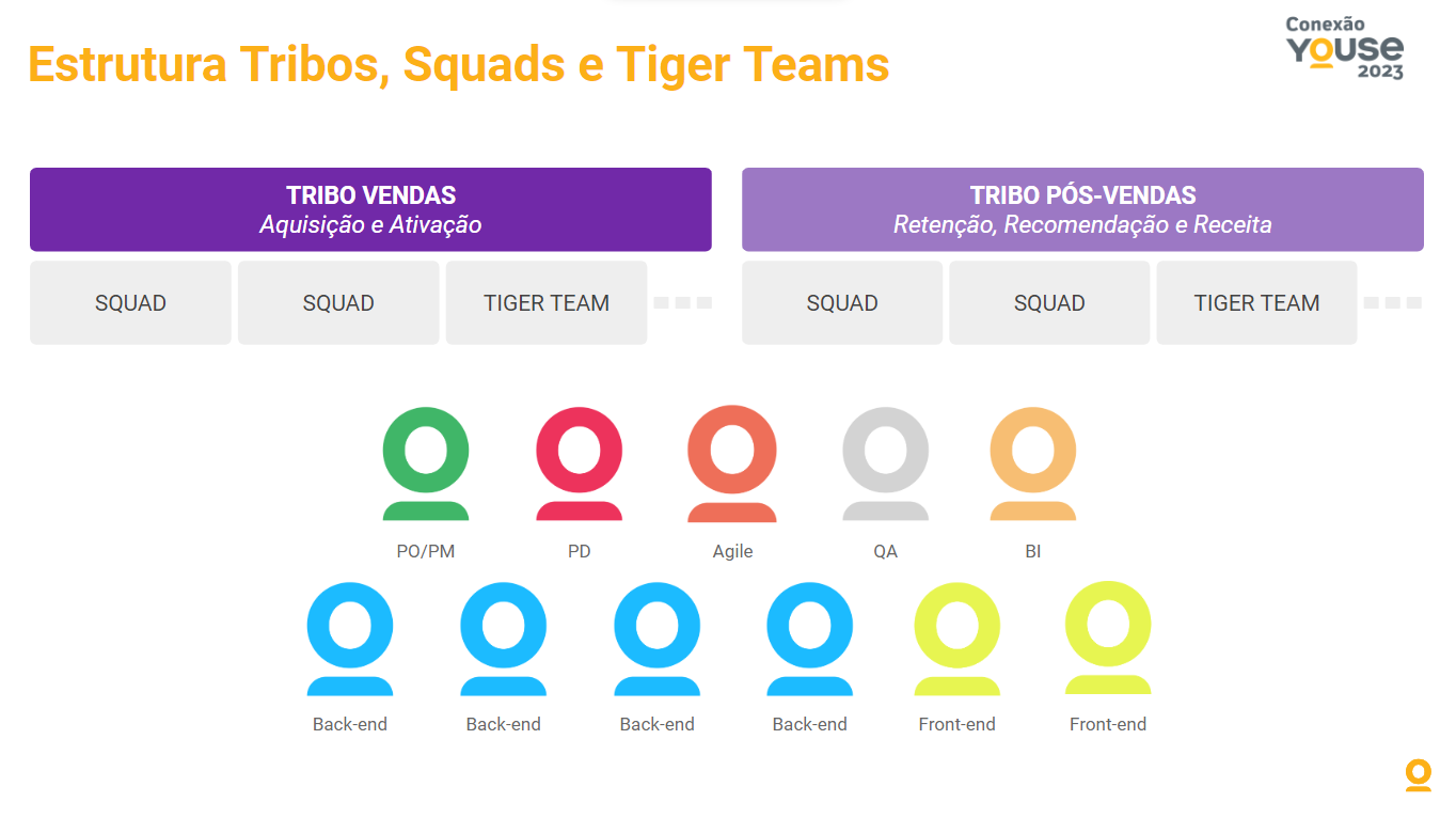 As duas tribos e a divisão entre squads e tiger teams
