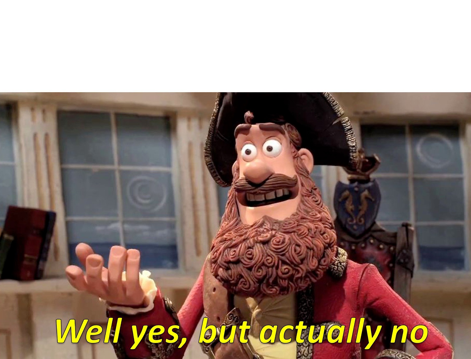 mem "well yes, but actually no" — schema mówi tak, serwer mówi nie