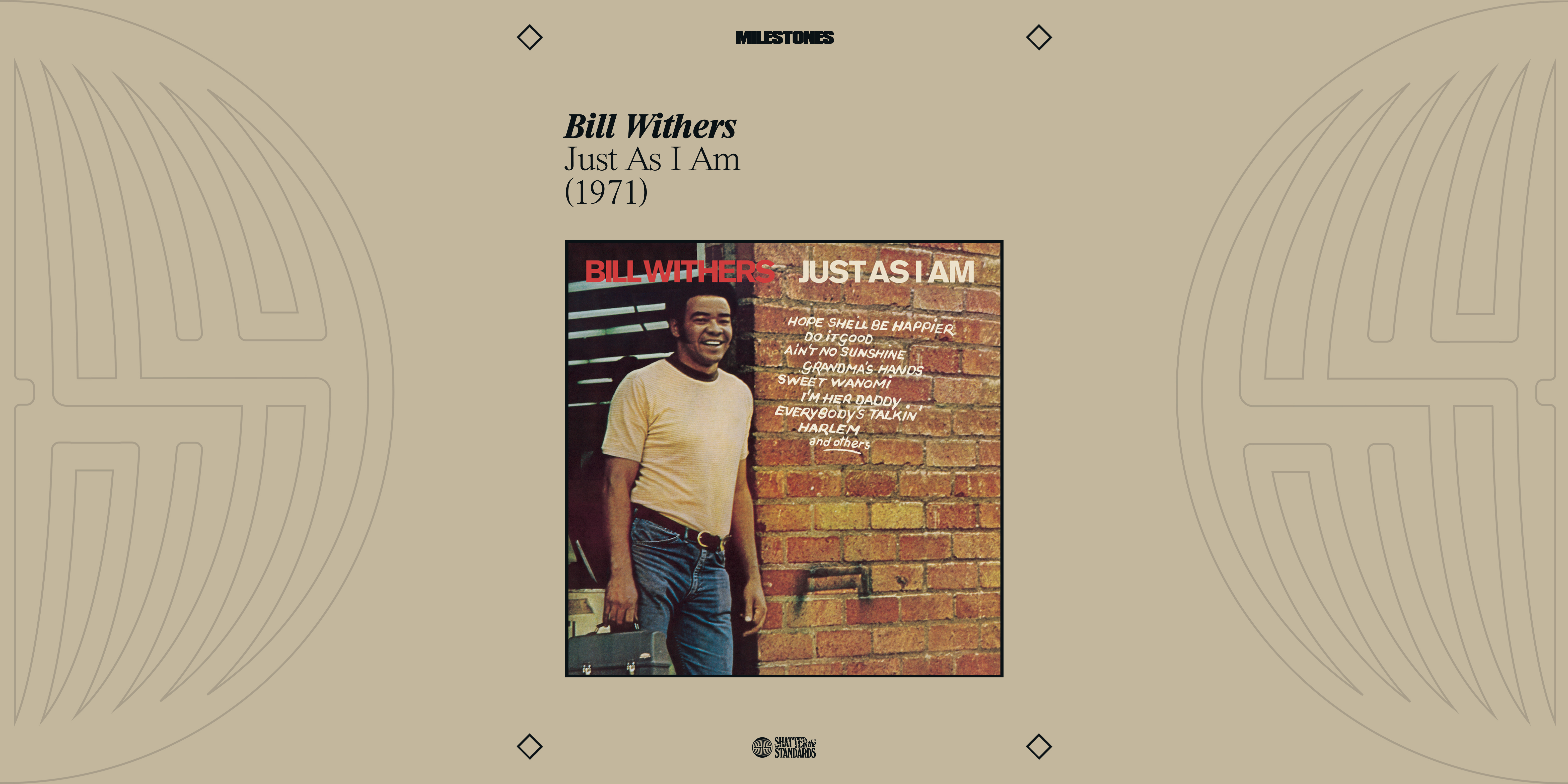 Milestones: Just As I Am by Bill Withers
