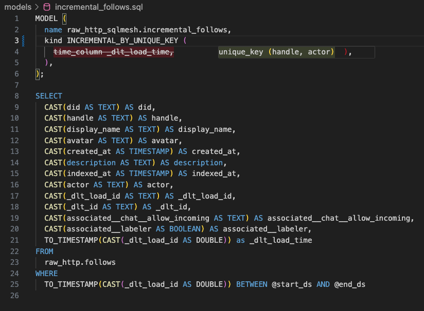 sqlmesh model kinds - 2 - by David Jayatillake