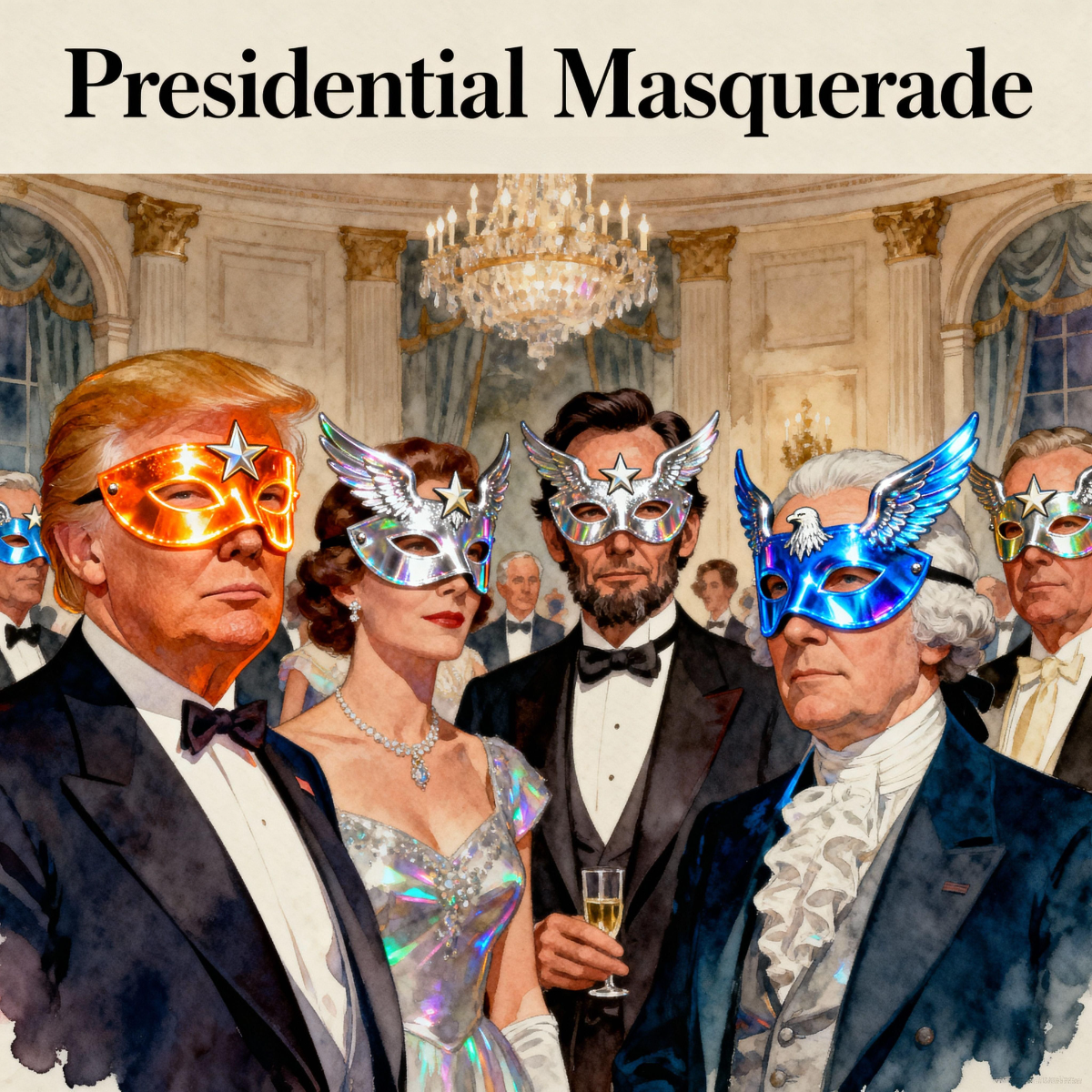 Magick Mica Trump parody art
