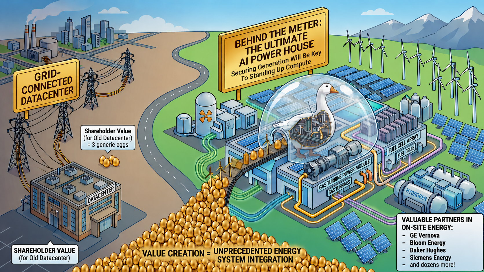 US Grid Constraints: Towards 40GW+ of Behind-The-Meter Datacenter by 2028?