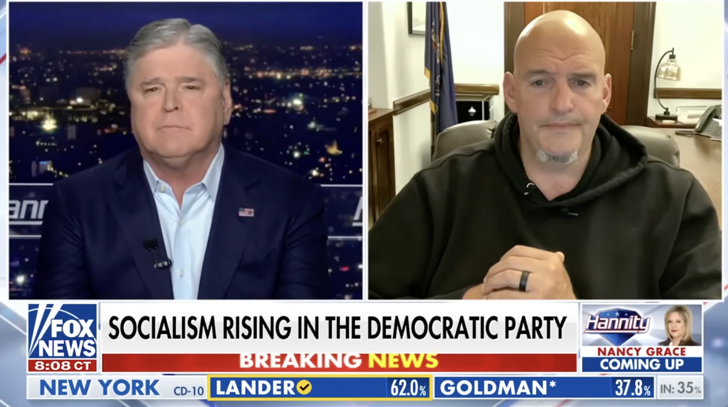 Meet Fox's Latest Favorite Primetime Guest: John Fetterman