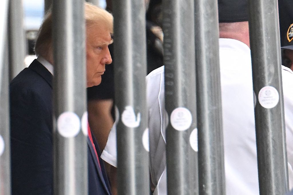 Trump is the first former president to be indicted and arraigned for a crime.