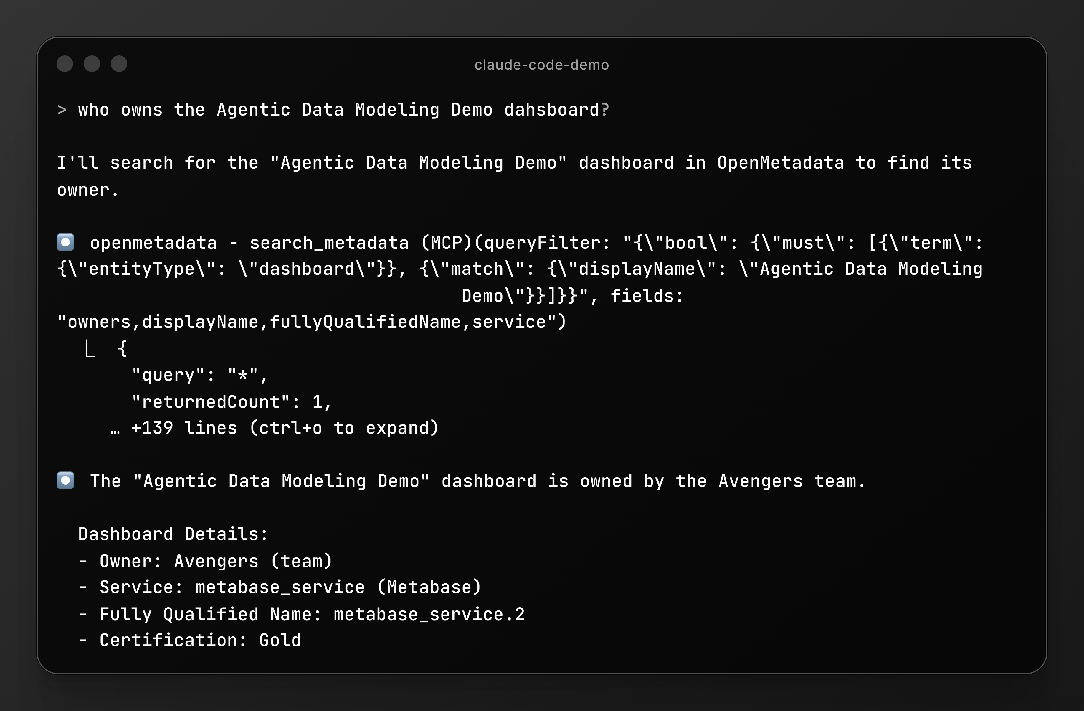 End To End Agentic Data Modeling: Using AI and OpenMetadata MCP for ...