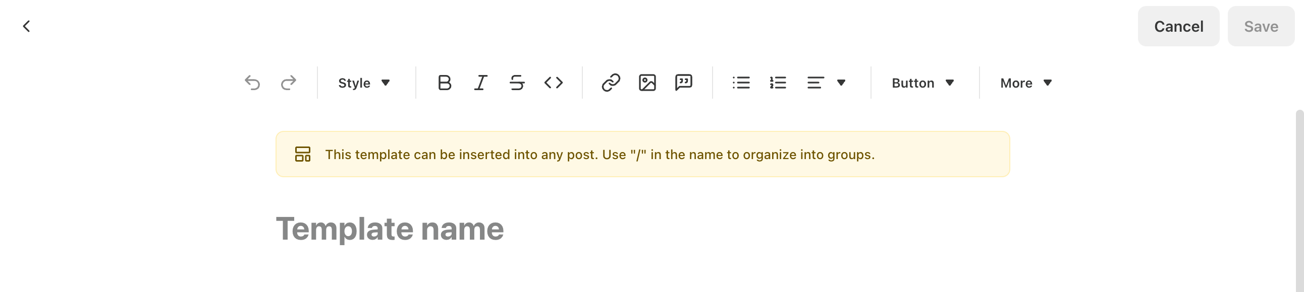 How to Create Post Templates on Substack