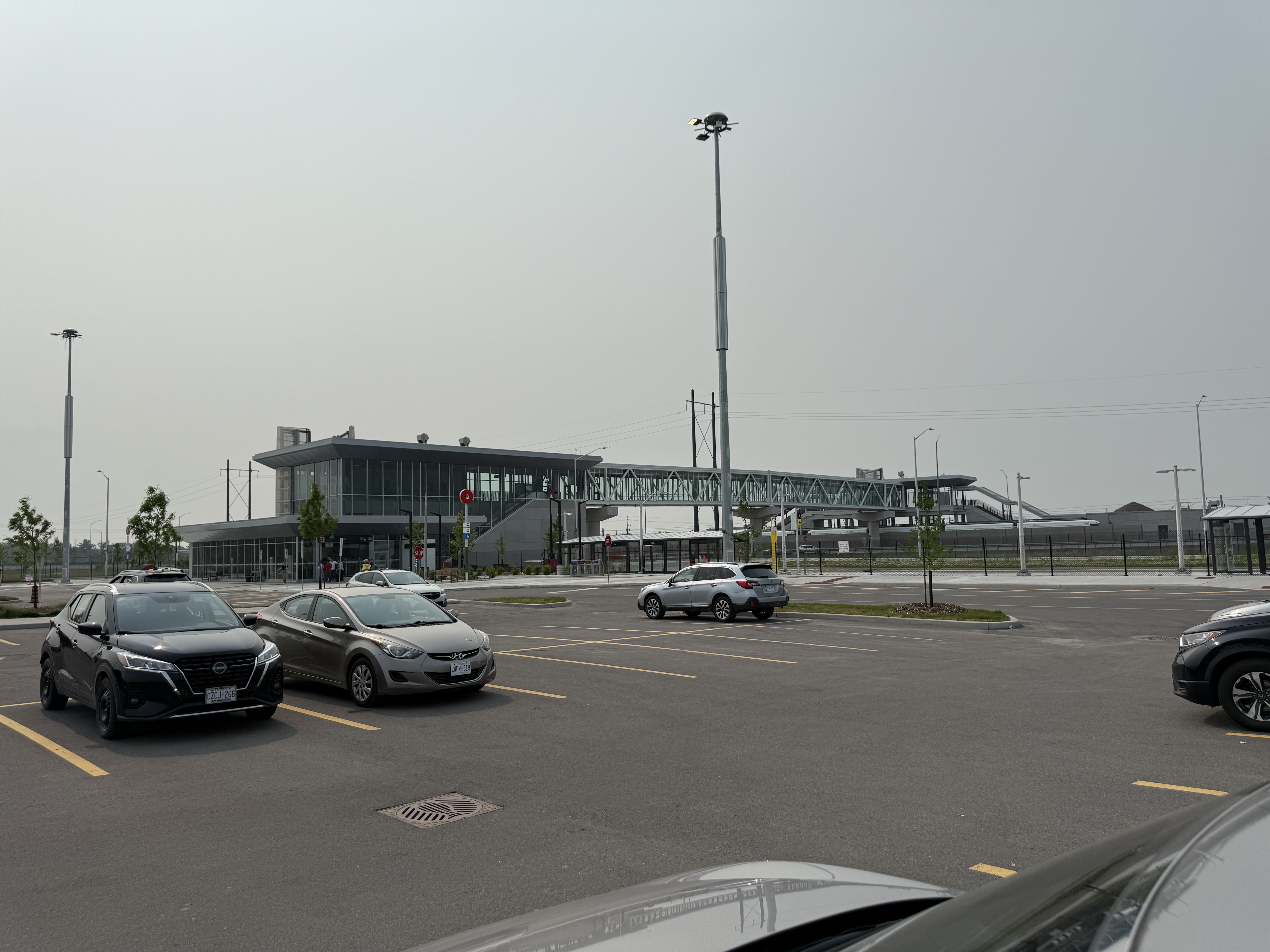 Trim Station - Exterior from the park and ride lot.