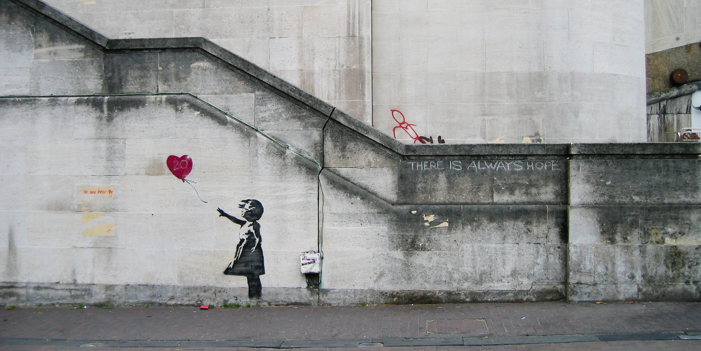 Banksy's Girl with Balloon artwork