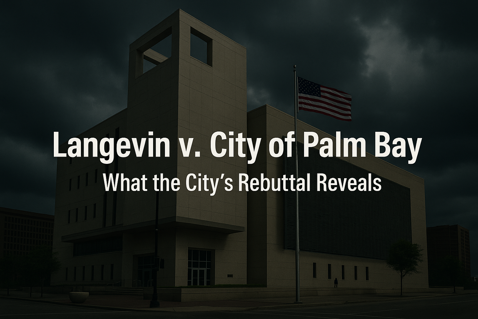 Image for article: Langevin v. City of Palm Bay: What the City’s Rebuttal Reveals About the Federal Lawsuit