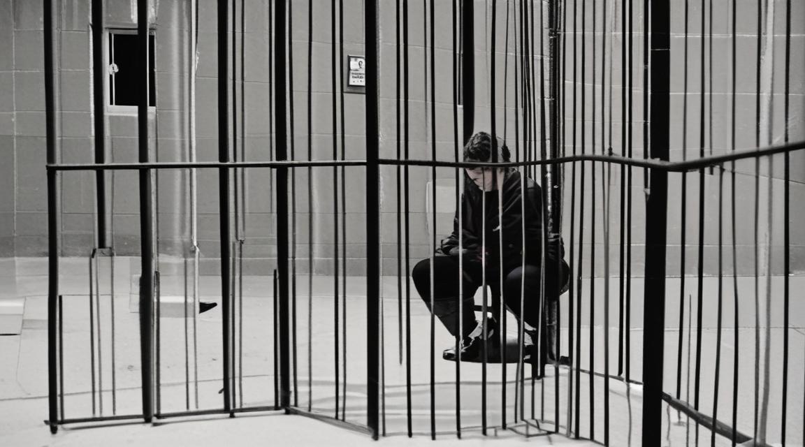 autistic person in jail or whatever