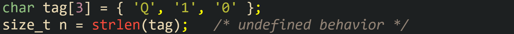 Working with C Strings and Null Terminators
