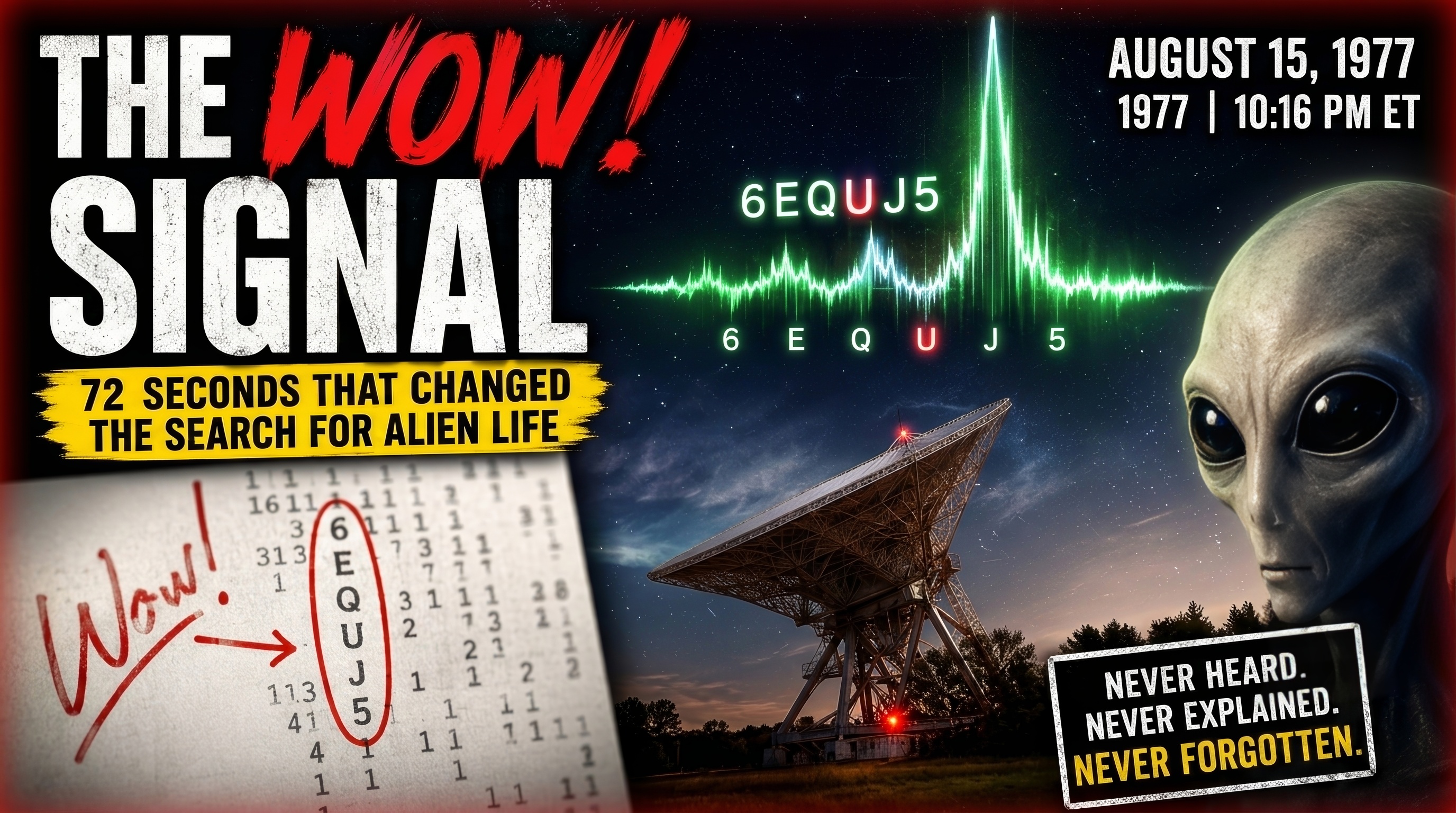 The Wow! Signal Was Either Nothing... or the Most Important Thing We Ever Heard